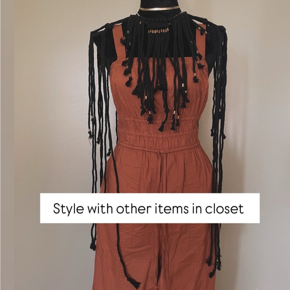 NWT Copper orange jumpsuit - Picture 9 of 11